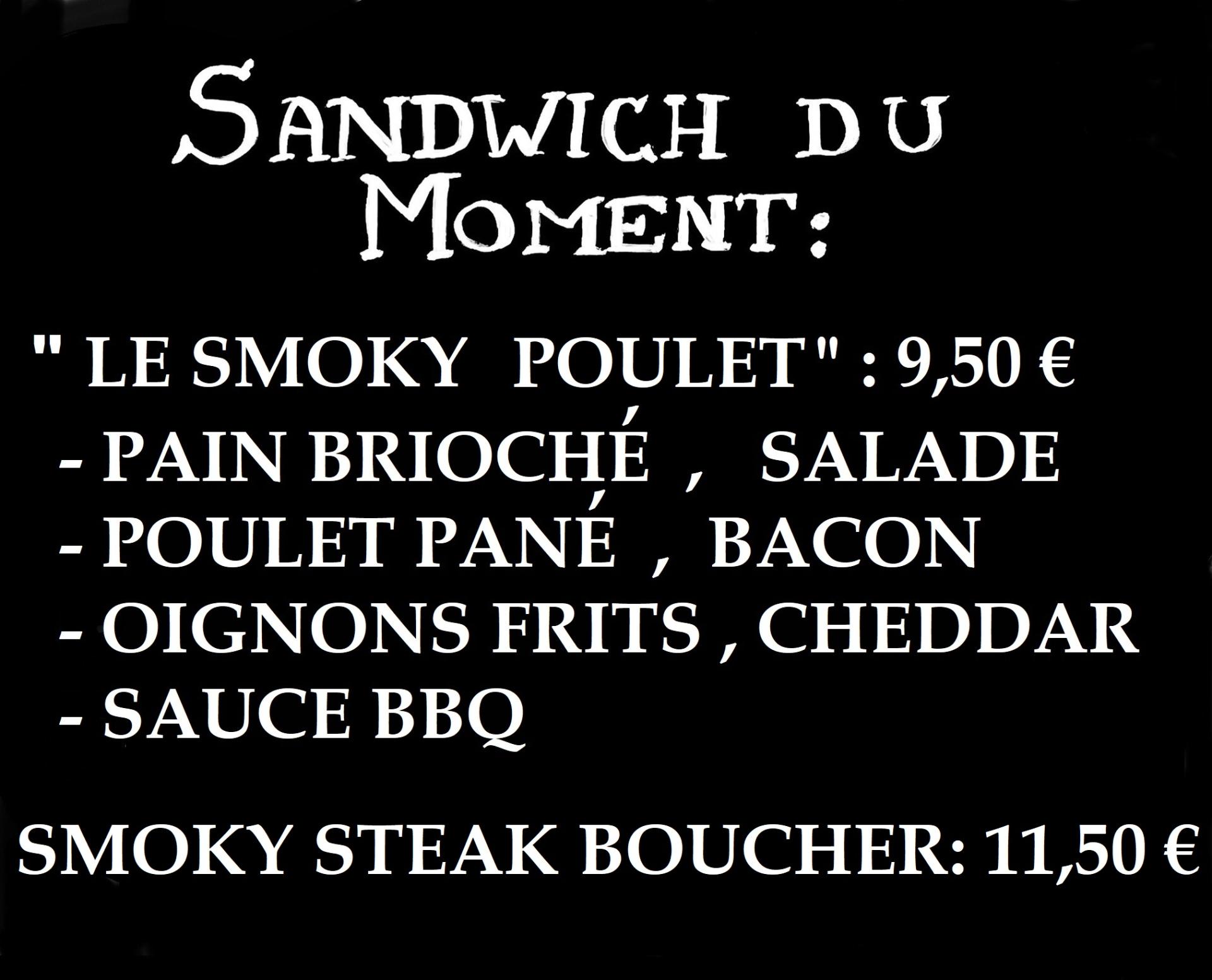 Ardoise smoky poulet steak 2